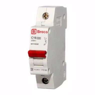 BROCO MCB 1 Phase 16A / MCB BROCO 16 ampere 1Phase
