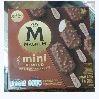 Promo Harga Walls Magnum Mini Almond per 6 pcs 45 ml - Blibli