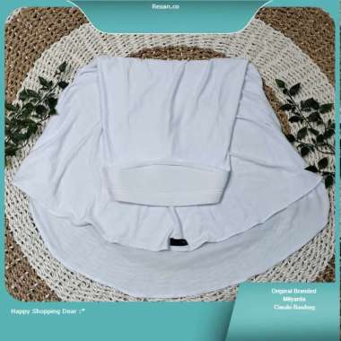 Milyarda Hijab instan bergo m fashion/kerudung/jilbab syari rs.co putih tulang