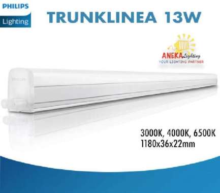 Philips T5 LED Batten Trunklinea 13W 3000K 4000K 6500K 4000K/Natural