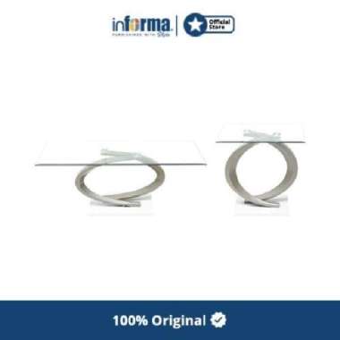 Informa - Informa Cassano Set Meja Tamu - Clear Champane