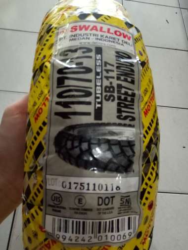 Ban SWALLOW 110/70-13 SB-117 BAN DEPAN NMAX TUBELESS