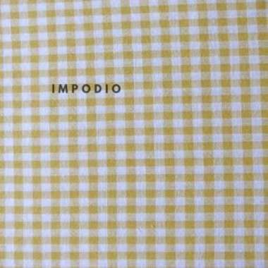 IMPODIO Napkin kotak untuk piknik - Props foto konten makanan Kuning