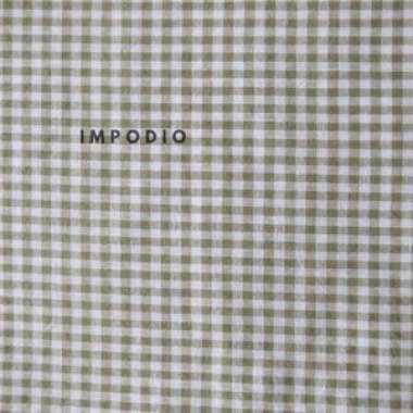 IMPODIO Napkin kotak untuk piknik - Props foto konten makanan Hijau