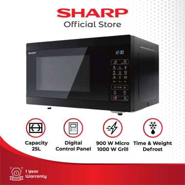 SHARP R-725DA-BK Microwave Oven Grill 25 Liter