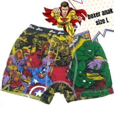Celana Dalam Boxer Anak Laki-laki 5-7 Tahun Size L