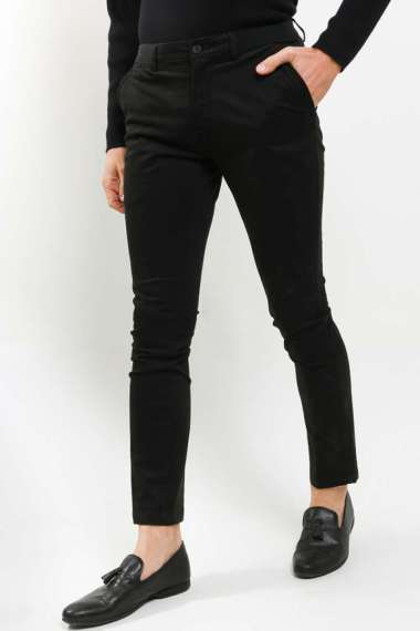 Celana Panjang Chinos Skinny Pria Cardinal F4054BK01A 31