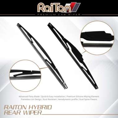 Raiton Wiper Kaca Belakang Mobil Honda Brio Hitam