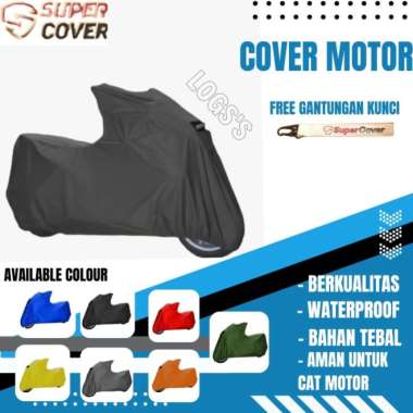 Cover Motor KEEWAY V250/Sarung motor/selimut motor/waterproof - Hitam Hitam