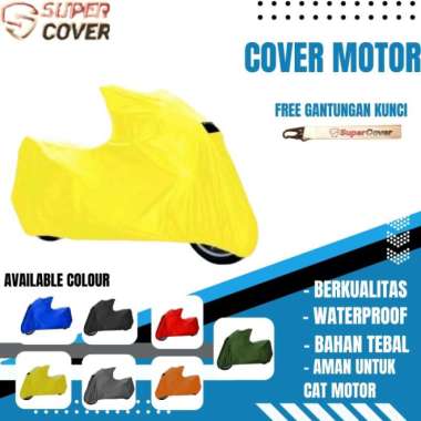 Cover Motor KEEWAY V250/Sarung motor/selimut motor/waterproof - Hitam Kuning