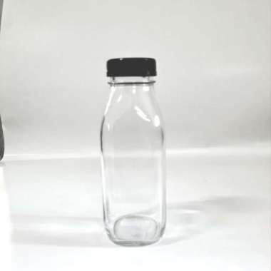 Botol kopi susu juice segi kaca 500ml