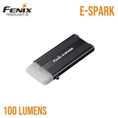 Fenix E-Spark 100 Lumens 30 Meter Emergency Powerbank Rechargeable Flashlight Senter LED