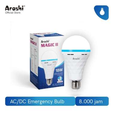 LAMPU LED EMERGENCY ARASHI MAGIC 18 WATT