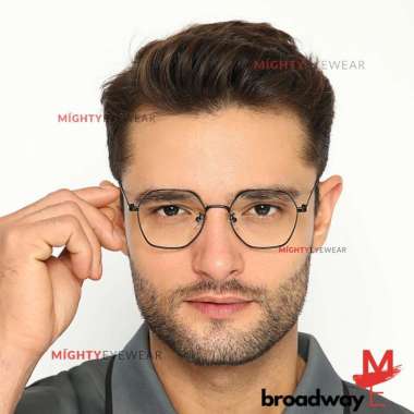 New! Kacamata Besi Blueray & Antiradiasi - Broadway - Kacamata Minus + LENSA