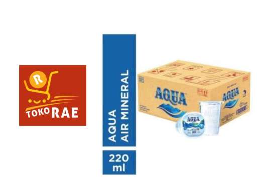 Aqua Gelas 220ML 1 dus 48cups