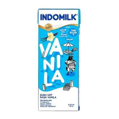 INDOMILK VANILA SUSU CAIR UHT 190ml