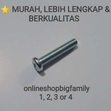 BAUT JP M5X20 (DRAT 8, PANJANG 2 CM)