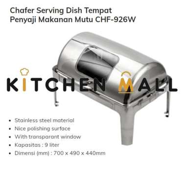 MUTU CHF-926W BUFFET HOTEL PENGHANGAT MAKANAN STAINLESS WINDOW KACA