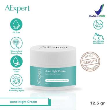 Aexpert Glowtening Series Acne Series by Ashanty & dr Ekles Night Cream Acne