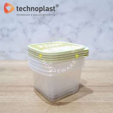 TECHNOPLAST New Azumi Set Of 4pcs 850ml | Sealware Penyimpanan Dapur Stabilo