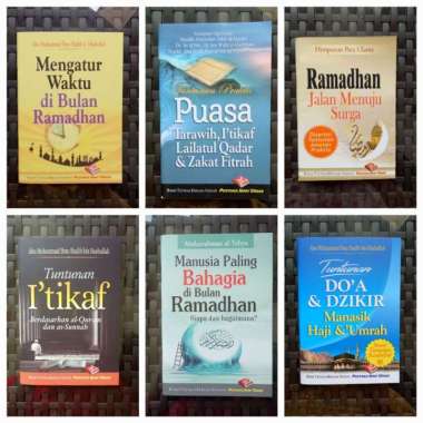 Buku Saku RAMADHAN HAJI UMRAH - Puasa Zakat Itikaf Kurban Doa Manasik - 13 Macam Variasi Tuntutan Pr