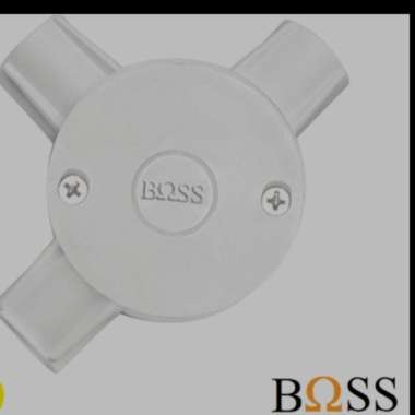T dus Boss 20mm Tdus T-dus Cab 3 Cab 4 Putih hitam ukuran Cabang 4 Putih