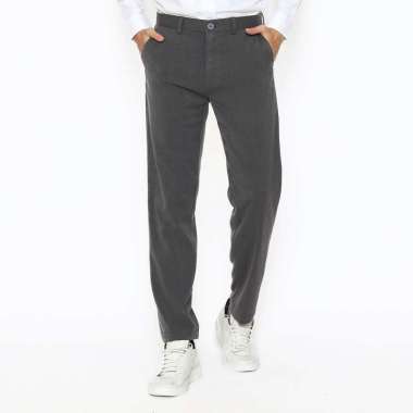 Kasual Celana Pria Panjang Grey Abu Classic Formal Kerja Kantor L