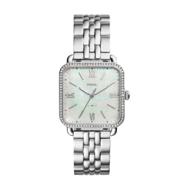 Fossil ES4268 ES4269 ES4290 Stainless Steel Jam Tangan Wanita SILVER