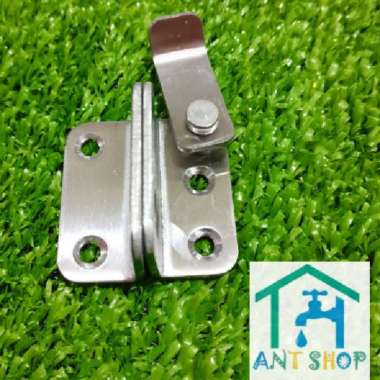 Overpal Kunci Slot Mini Pintu Geser-Grendel Sliding Door Stenlis OM442 GENDEL KANAN3MM