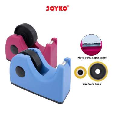 JOYKO Tape Cutter Tape Dispenser Pemotong Pita Perekat TC-106 Multicolor