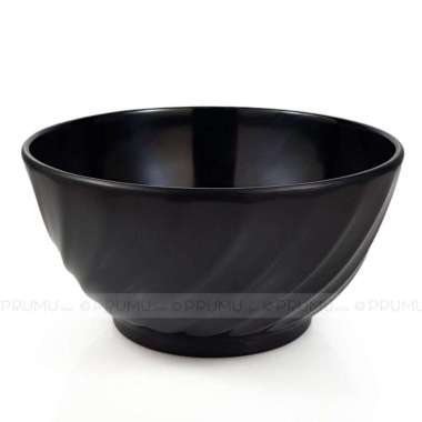 Unica M 9060 Ulir Mangkok Mie [6 Inch] Hitam