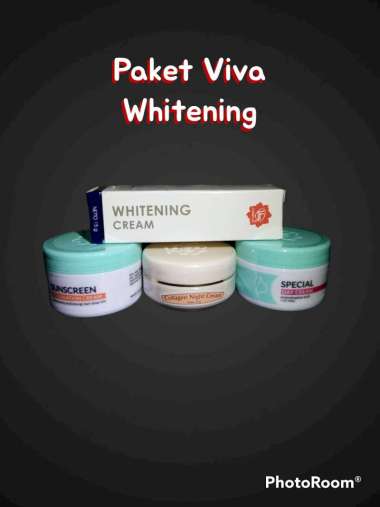 Paket hemat whitening/paket viva mencerahkan wajah/skincare whitening/facial treatment dark spot