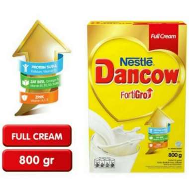 Promo Harga Dancow FortiGro Susu Bubuk Full Cream 800 gr - Blibli