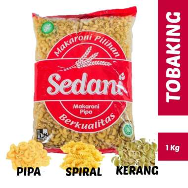 Sedani Makaroni 1kg Pipa Spiral Kerang Macaroni Kerang