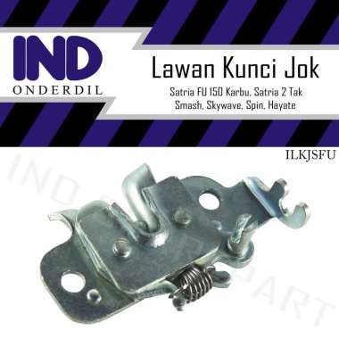 IND Onderdil Engsel Dudukan Lawan Kunci Jok Dalam Satria FU 150 Karbu-Hayate-Spin SILVER