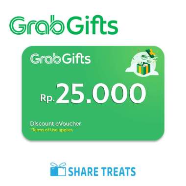 Voucher Digital Grab Gifts Rp 25.000
