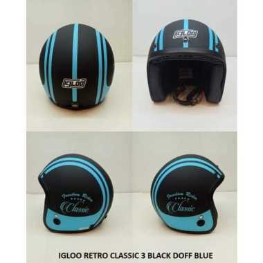 Helm Bogo Retro Igloo Classic CLASSIC 4 BLACKDOFF PINK