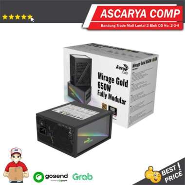 Aerocool Mirage Gold RGB 80+ 650W FullyModular PSU / Power Supply 650W