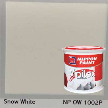 Nippon Paint Vinilex Tinting NP OW 1002P - Snow White Cat tembok [25Kg] Snow White Jakarta
