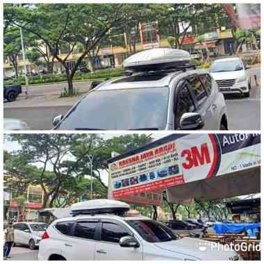 ROOFBOX ROOF BOX ALL NEW FORTUNER SLIM 600 L PROMO DAHSYAT TUTUP TAHUN