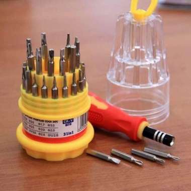 Obeng SET 31 in 1 Obeng Bulat Obet Kecil Obeng mini Obeng kembang