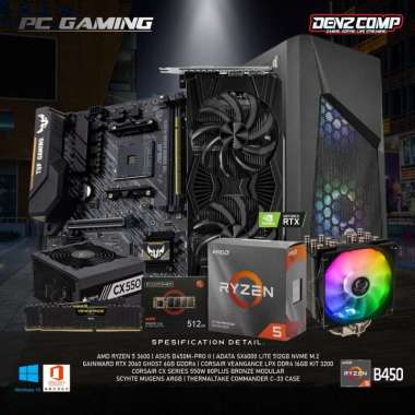GAMING PC - AMD RYZEN 5 3600 WITH GALAX RTX 2070 Super EX