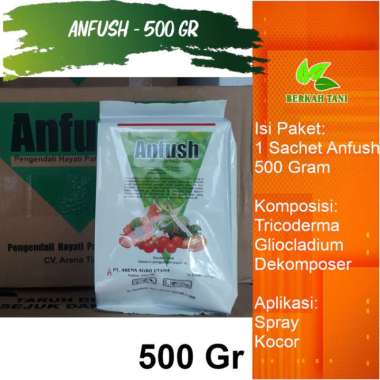 Tricoderma Pencegah Layu Fusarium Anfush 500 Gr Setara TricoG putih