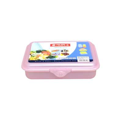 Tempat Makan Zippy Box 1132 Tempat Bekal Plastik Lion Star ZB 9 Pink