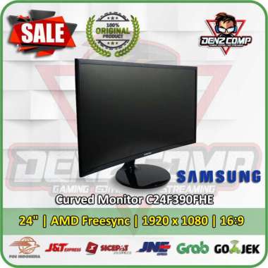 SAMSUNG MONITOR 24" CURVED C24F390FHE - FREESYNC - 1080P