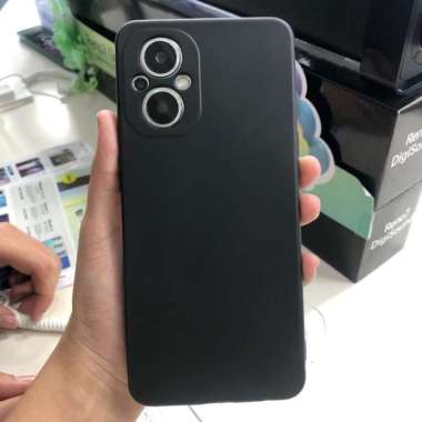 Promo Case BlackMatte Oppa Reno 8z / Reno 7z 5G Softcase Tpu Slim Matte Oppo Reno 7z Hitam