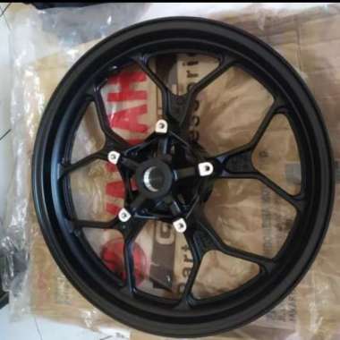 VELG RACING DEPAN R25 HITAM ORIGINAL YAMAHA