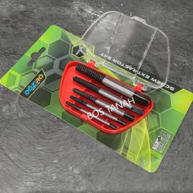 Tap balik Set Alat buka baut patah Tap balik baut patah rusak Set 5pcs