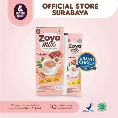 MamaBear Zoya Mix Susu Soya + katuk ASI Booster Zoyamix Mama Bear Soya Mix Cokelat