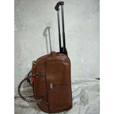 Tas Pakaian Troli Travel Bag Trolly Kulit Import Original Polo Classic